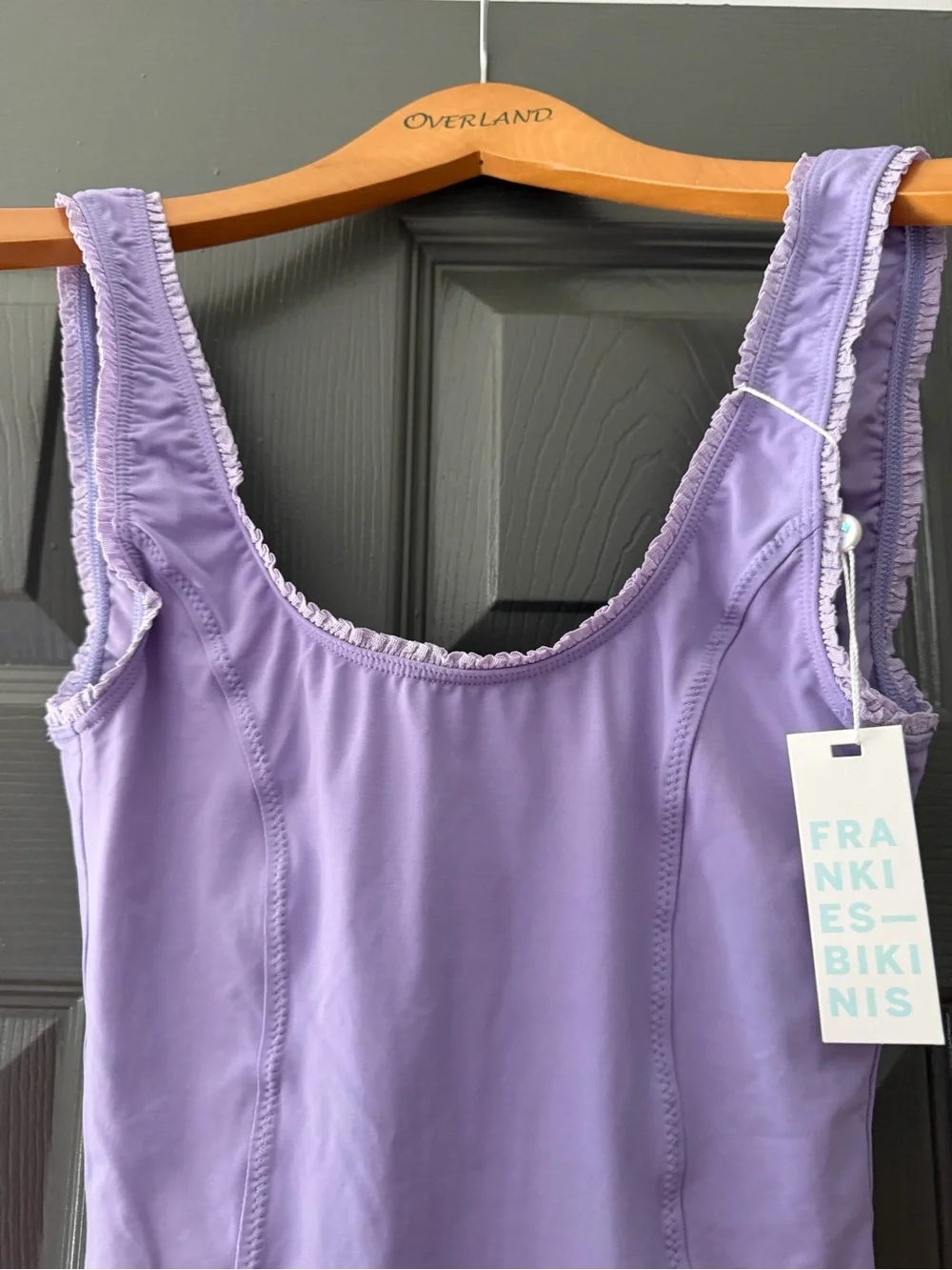 Frankie's Bikinis Kyle Lavender Scoop One-Piece Swimsuit